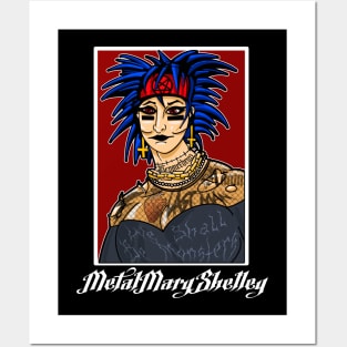 Metal Mary Shelley! Posters and Art